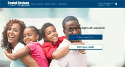 Desktop Screenshot of dentaldesignslakeland.com