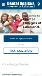 Mobile Screenshot of dentaldesignslakeland.com